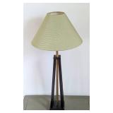 Pierre Frey Black and Gold Table Lamp