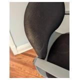 Knoll Black Rolling Desk Chair