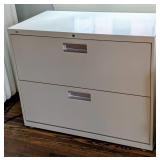 HON Lateral Two Drawer File Cabinet