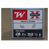 25 Winchester Super-X .410 Bore 2-1/2" 6 Shot Shotshells