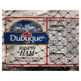 A-D - Dubuque Bone-In Ham with Glaze Packet - approx 8-10 lb.