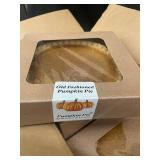 Set of 6 Table Talk Pumpkin Pies - 8" Baked - 22 oz Each