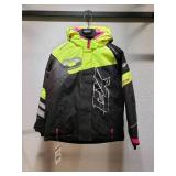 Castle Code Jacket - Black / High Vis/Pink Glo - YOUTH Large