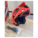 Castle EL CX950V2 Wake Modular Dual Sport Helmet - Orange/Black - 2XL