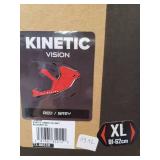 Fly Kinetic Vision Helmet - Red/Gray - XL