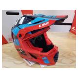 LS2 Gate XCODE Helmet - Red/Blue - XS