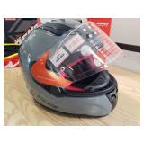 LS2 Gate Helmet - Matte Gray/Black - YOUTH M