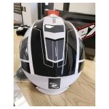 Castle EL CX935 Raid Modular Helmet with heated shield - White/Black - 3XL