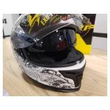 Scorpion EXO-T520 Helmet Blue tooth Compatible - White/Chameleon - Small