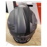 LS2 Gate Two Face Helmet - Matte Gray/Black - XXXL