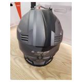 LS2 Gate Two Face Helmet - Matte Gray/Black - XXL