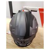 LS2 Gate Two face Helmet - Matte Gray/Black - XL