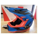 LS2 Gate Two Face helmet - Blue / Orange - 3XL