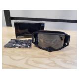 Castle Stage II Over The Glasses Frame Snow Googles - Matte Black with mirror lens