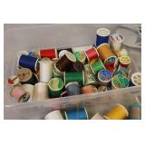 Sewing Quilting Accessories...Thread, Bobbins, Elastic Binding, Velcro Etc