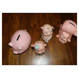 Collectible Vintage Pig Piggy Banks...