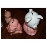 Collectible Vintage Pig Piggy Banks...