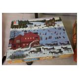 (5) Charles Wyzocki’s Americana 500-Piece Jigsaw Puzzles…