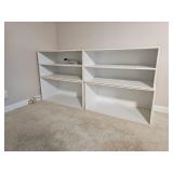 Modular White Shelving Cabinet System