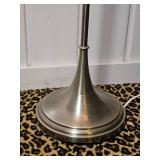 Brushed Finish Adjustable Height Floor Lamp