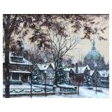 Ornately Framed Signed Numbered Print by Susan Amidon "Summit Avenue II"