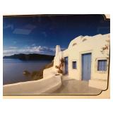 Large Ornately Framed "Greek Patio" Photograph by Georges Meis