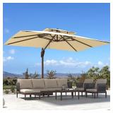 Double Patio Umbrella 10