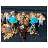 Assortment of Acorn People Ornaments