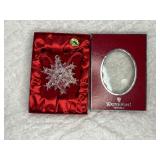 Waterford Crystal SnowFlake Ornament