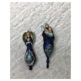 2 Bible Character Glass Ornaments