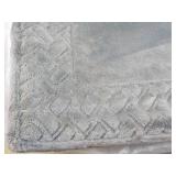 23 x 34" Grey Memory Foam Bath Rug...