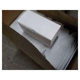 Case of 250 White Boxes 9 x 4 x 4"...