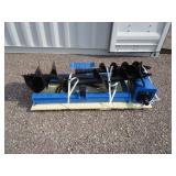 GIYI Skid Steer Post Hole Auger w/8"-12"-16" Bits