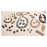 Group of Vintage Costume Fashion Jewelry