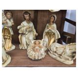 Vintage 1960s DICKSON Nativity w/Creche Plays "Silent Night" from JAPAN