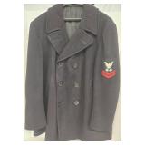 Vintage US Navy Issued Wool Peacoat Men