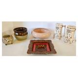 Vintage Pottery & Ceramic Collectible Household Items including FRANKOMA