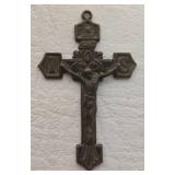 Vintage STERLING SILVER Crucifix Pendants - Qty 7