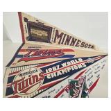 Vintage Minnesota TWINS Baseball Pendants - Qty 4