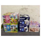 LOT OF 5 Baby and Toddler Diapers