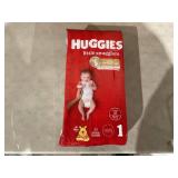 198PCS Baby Diapers Size 1 (8-14 lbs), Huggies Little Snugglers Newborn Diapers