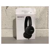 Sony ZX Series Wired On-Ear Headphones, Black MDR-ZX110