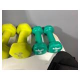 Assorted Set of Weights and Fitness Accessories