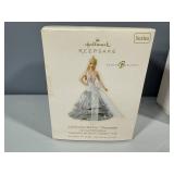 Set of 2 Hallmark Keepsake Celebration Barbie Ornaments (2008 & 2009 Editions)