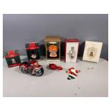 Collection of 9 Hallmark Keepsake Christmas Ornaments and Figurines