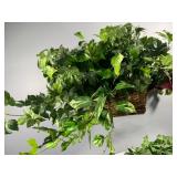 Set of 6 Artificial Ivy Plant Arrangements in Wicker Baskets