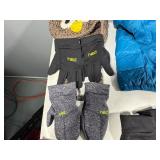 Lot of Kids Winter Wear Including Jacket, Snow Pants, and Gloves