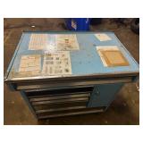 Blue Rolling Tool Box