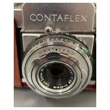 Vintage Contaflex 35mm Film Camera with Original Leather Case