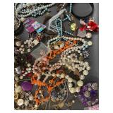 Large Assortment of Costume Jewelry Necklaces Bracelets Vintage & DIY Craft Parts